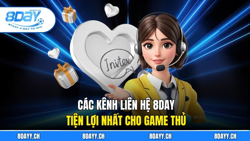 Hướng Dẫn Cách Liên Hệ 8DAY Nhanh Chóng, Hiệu Quả Nhất Các kênh liên hệ 8DAY thông dụng và tiện lợi nhất cho game thủ.