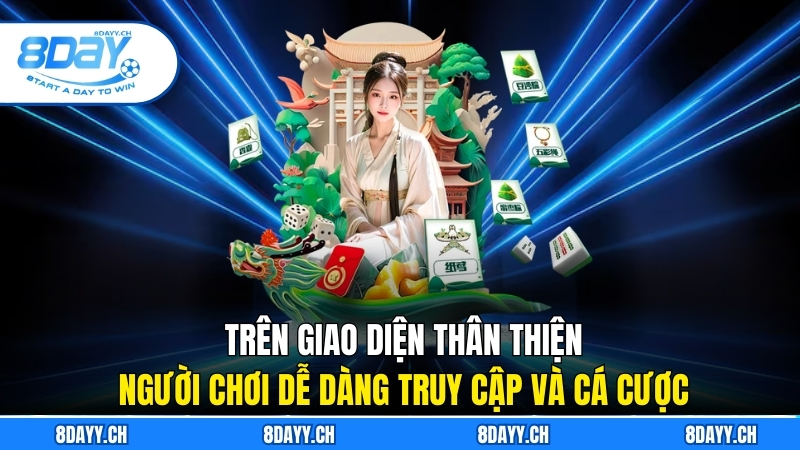 Giới Thiệu 8DAY – Sân Chơi Cá Cược Đỉnh Cao Cho Game Thủ Việt Trên giao diện thân thiện, người chơi dễ dàng truy cập và tham gia cá cược